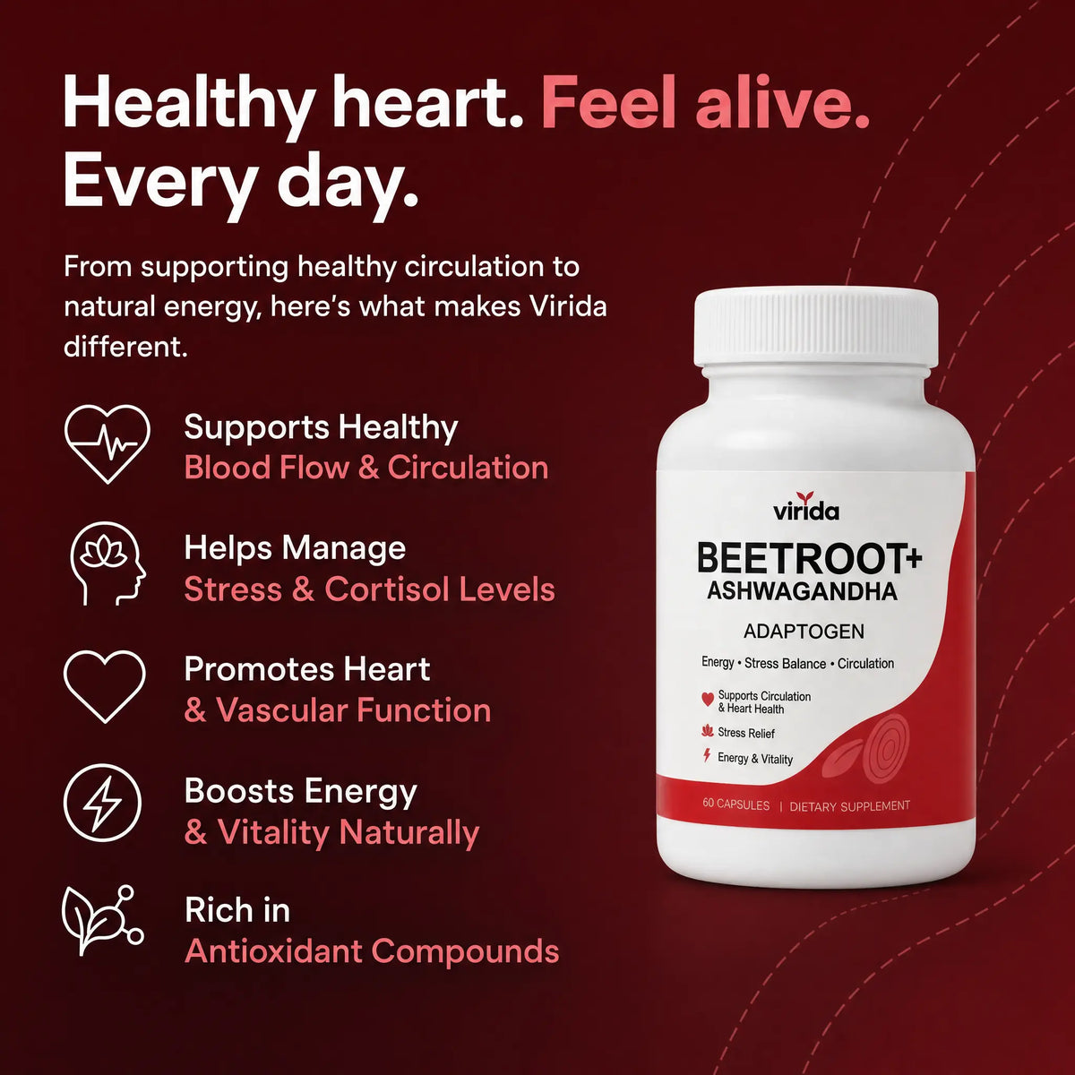 Virida Hormonal Heart Formula — Built for Women 45+